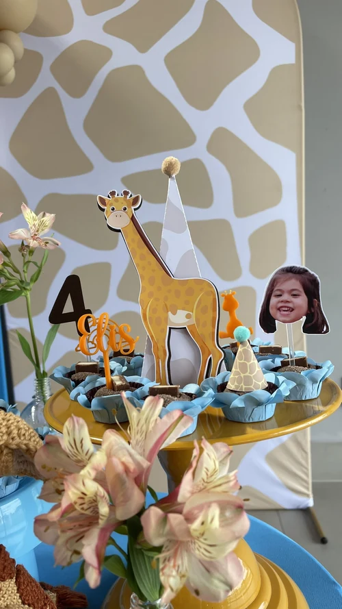 Decoração de festa Girafa — Festaria