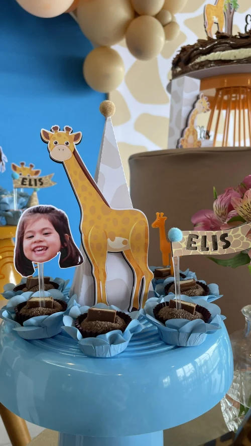 Decoração de festa Girafa — Festaria