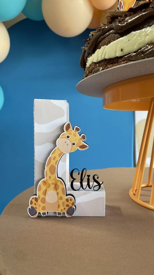 Decoração de festa Girafa — Festaria