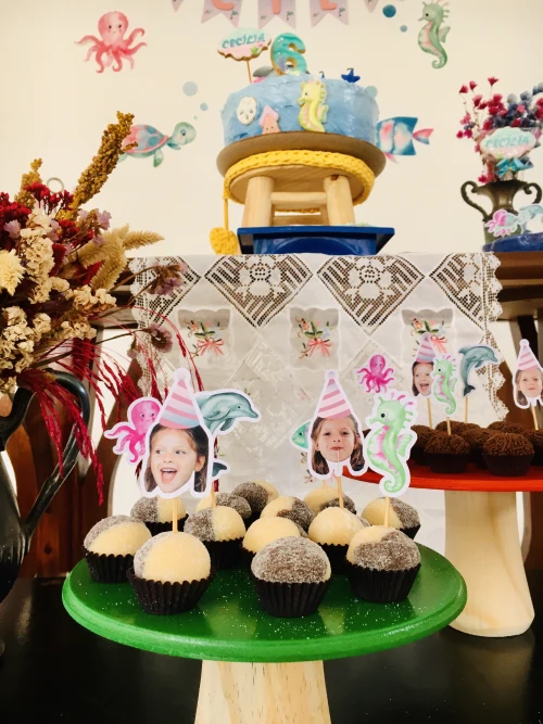 Decoração de festa Golfinho — Festaria