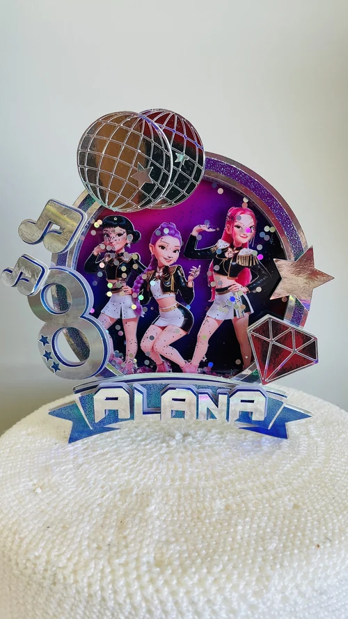 Decoração de festa Guerreiras do Kpop — Festaria