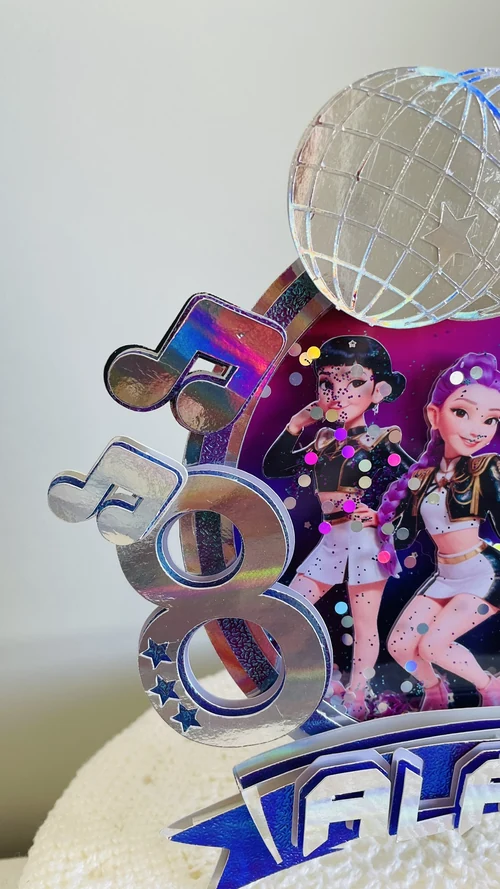 Decoração de festa Guerreiras do Kpop — Festaria