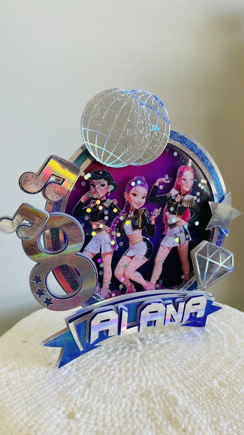 Decoração de festa Guerreiras do Kpop — Festaria