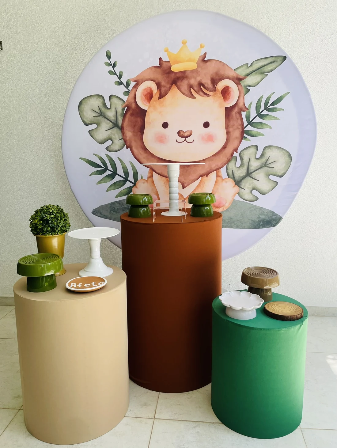 Decoração de festa Leão — Festaria