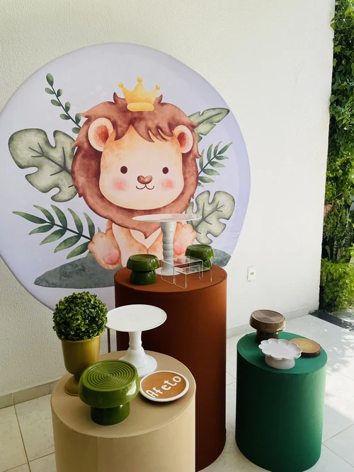 Decoração de festa Leão — Festaria