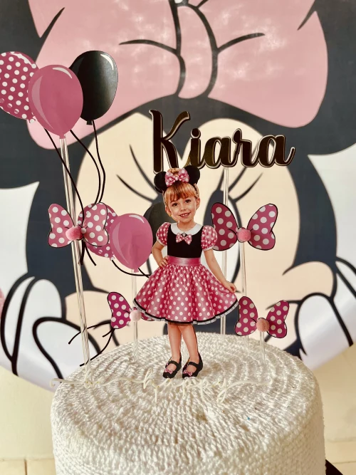 Decoração de festa Minnie — Festaria