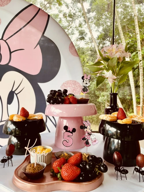 Decoração de festa Minnie — Festaria