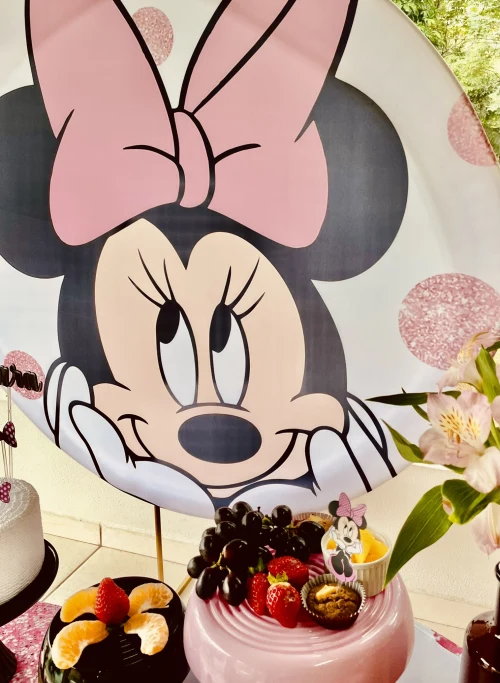 Decoração de festa Minnie — Festaria
