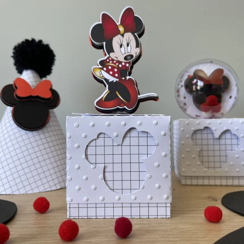 Decoração de festa Minnie — Festaria