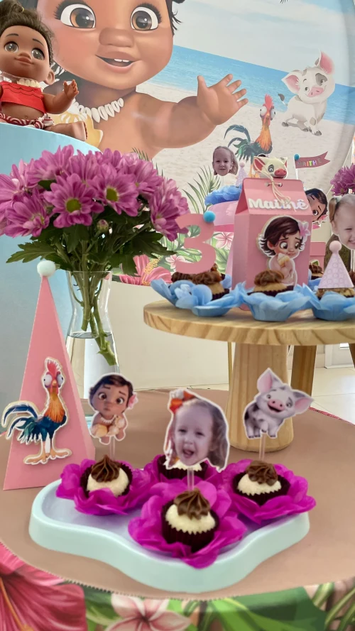 Decoração de festa Moana — Festaria