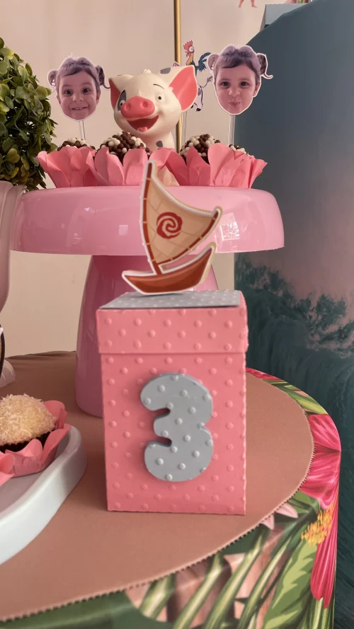 Decoração de festa Moana — Festaria