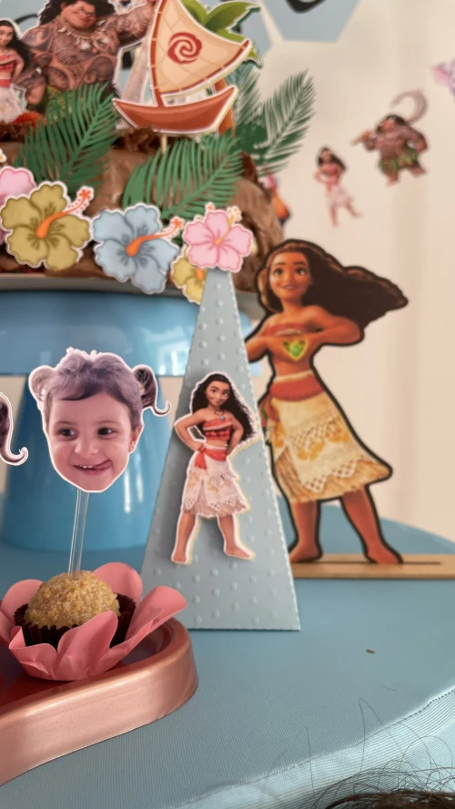 Decoração de festa Moana — Festaria