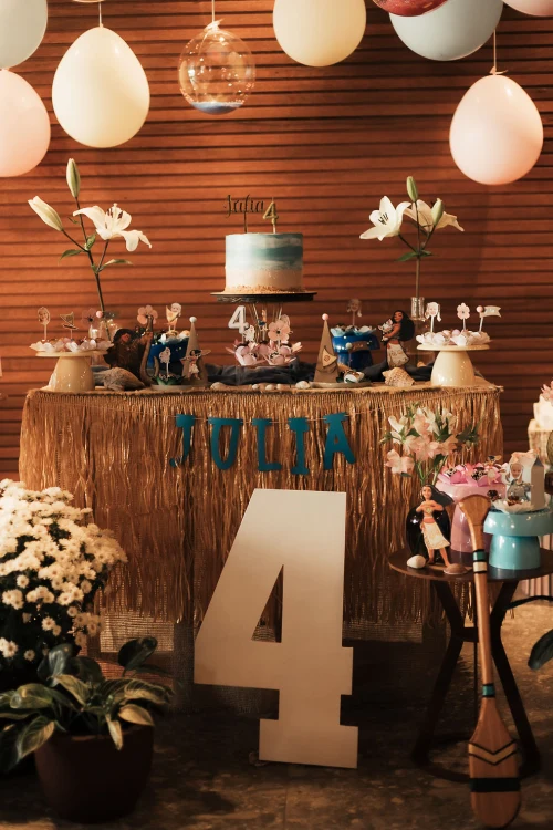 Decoração de festa Moana — Festaria