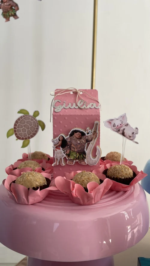 Decoração de festa Moana — Festaria