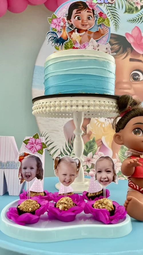 Decoração de festa Moana — Festaria