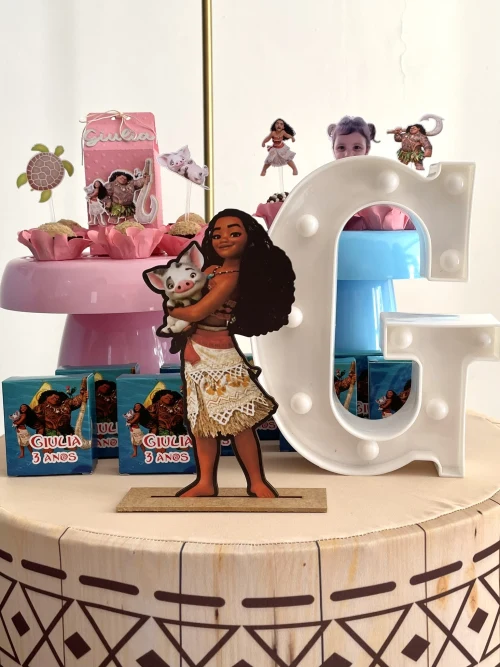 Decoração de festa Moana — Festaria