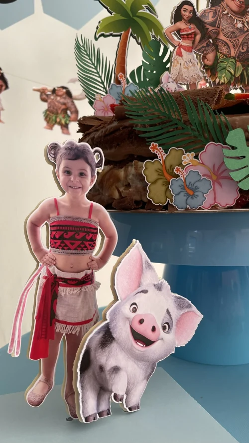 Decoração de festa Moana — Festaria
