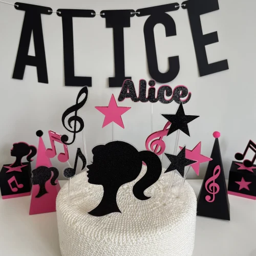Decoração de festa Música — Festaria