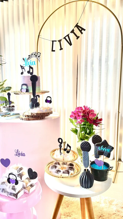 Decoração de festa Música — Festaria