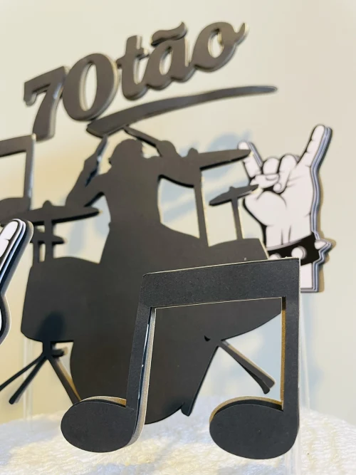 Decoração de festa Música — Festaria