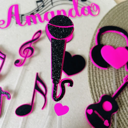 Decoração de festa Música — Festaria
