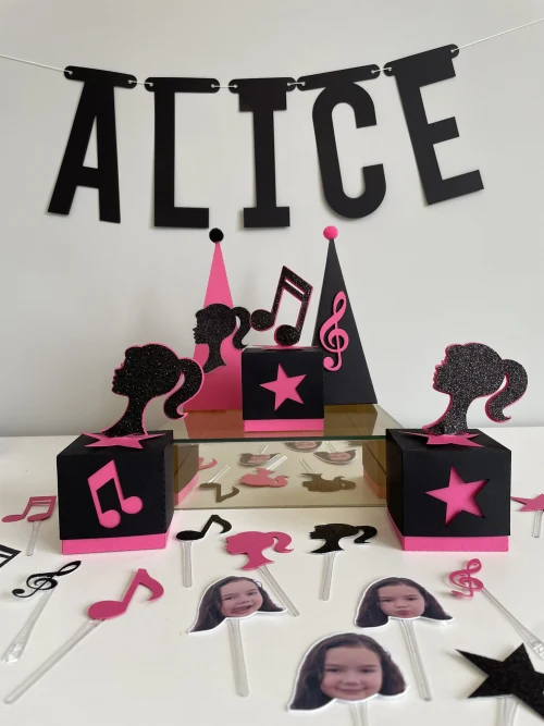 Decoração de festa Música — Festaria