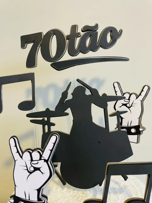 Decoração de festa Música — Festaria