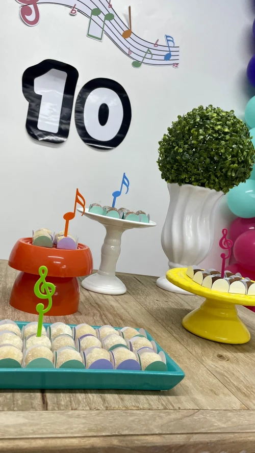 Decoração de festa Música — Festaria