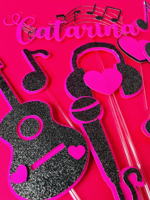 Decoração de festa Música — Festaria