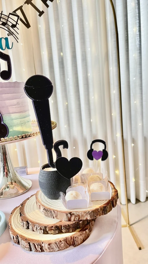 Decoração de festa Música — Festaria