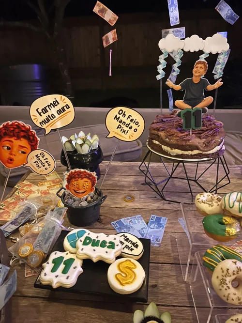 Decoração de festa Pix — Festaria