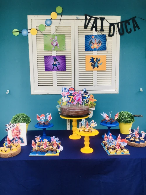 Decoração de festa Pokemon — Festaria
