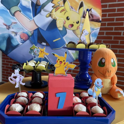 Decoração de festa Pokemon — Festaria