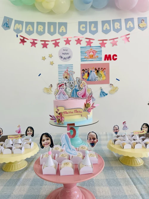 Decoração de festa Princesas — Festaria