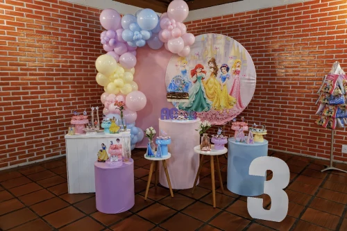 Decoração de festa Princesas — Festaria