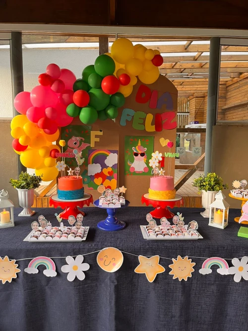 Decoração de festa Smile / dia feliz — Festaria