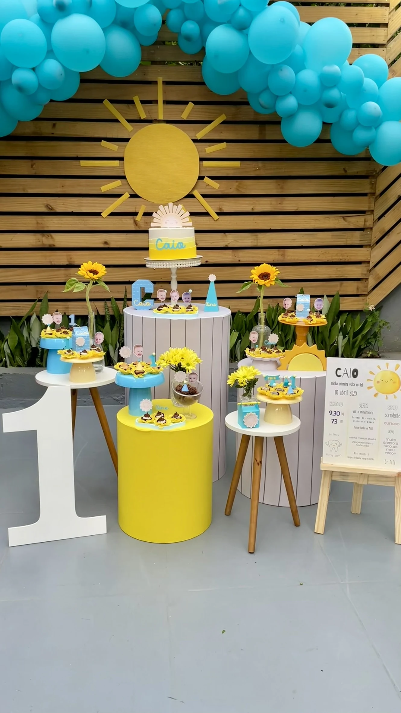 Decoração de festa Sol — Festaria