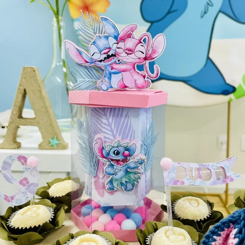 Decoração de festa Stitch — Festaria
