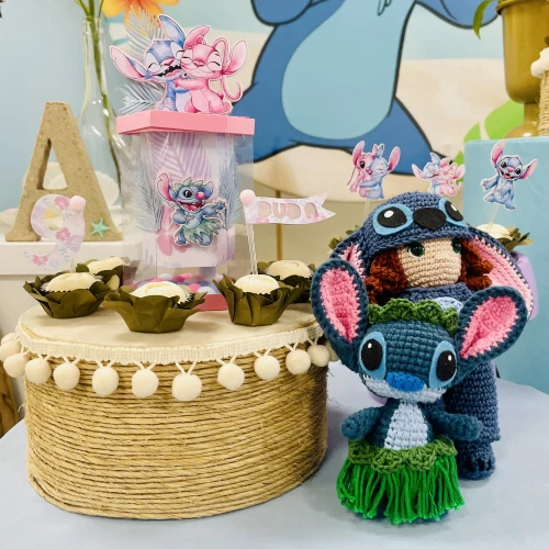 Decoração de festa Stitch — Festaria