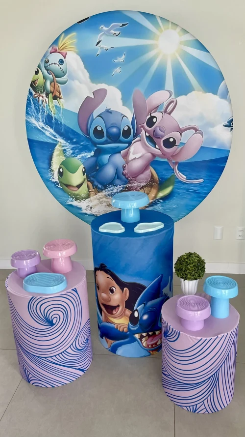 Decoração de festa Stitch — Festaria