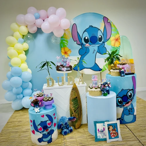 Decoração de festa Stitch — Festaria