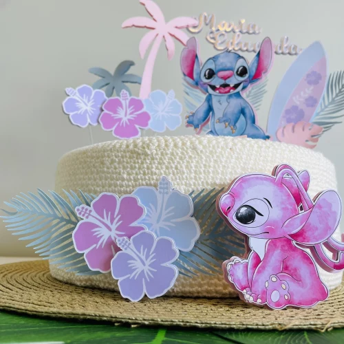 Decoração de festa Stitch — Festaria