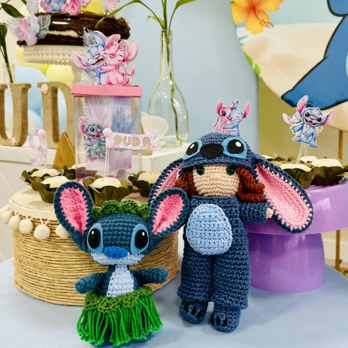 Decoração de festa Stitch — Festaria