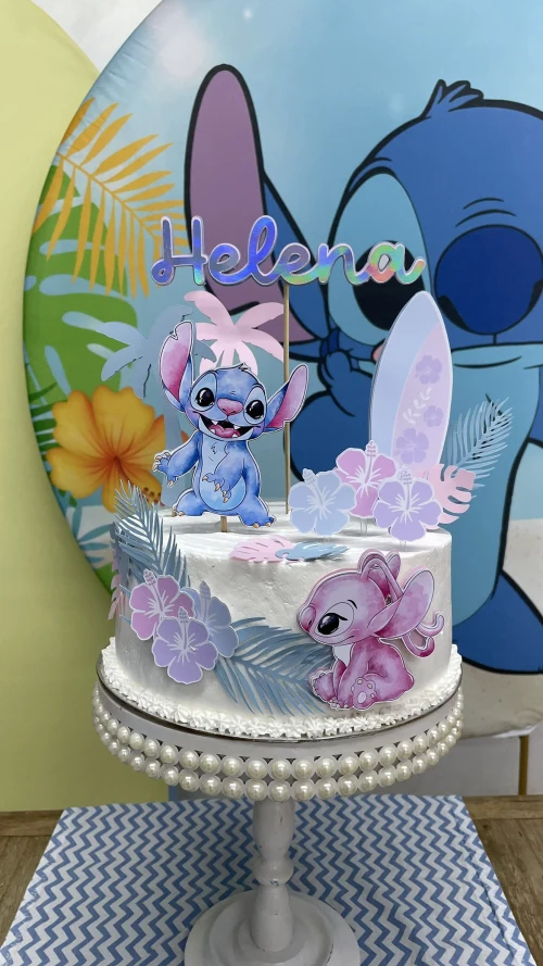 Decoração de festa Stitch — Festaria