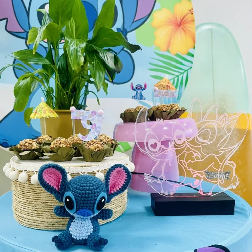 Decoração de festa Stitch — Festaria
