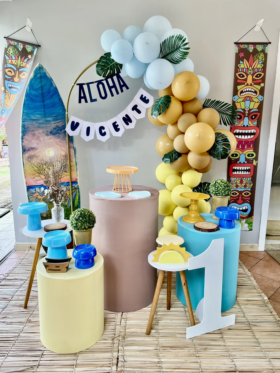 Decoração de festa Surf — Festaria