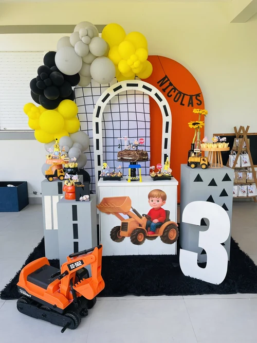 Decoração de festa Trator — Festaria