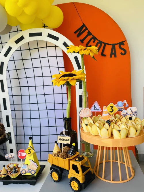Decoração de festa Trator — Festaria