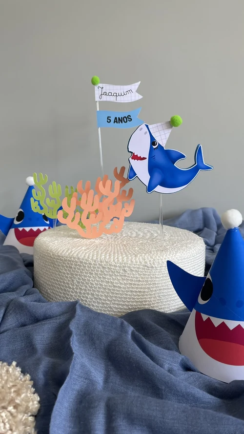 Decoração de festa Tubarões — Festaria