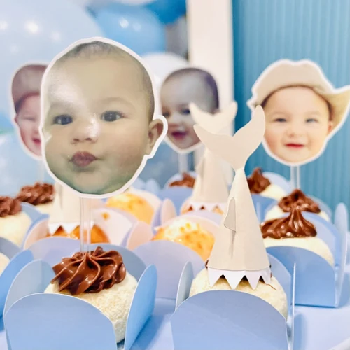 Decoração de festa Tubarões — Festaria